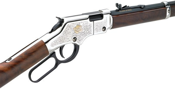 Henry American Beauty .22 S/L/LR Lever Action Rifle with Walnut Stock and Octagon Barrel