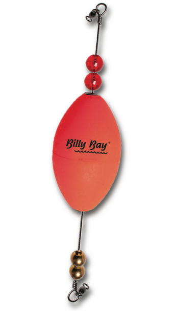 BETTS Tackle Click Clackers 2.5-Inch Oval Red - Pack of 1