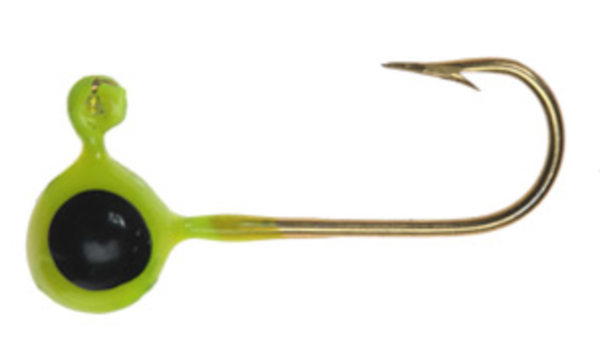 BETTS Tackle 722-10-65 Chartreuse 1/16 oz Jigheads, Pack of 10