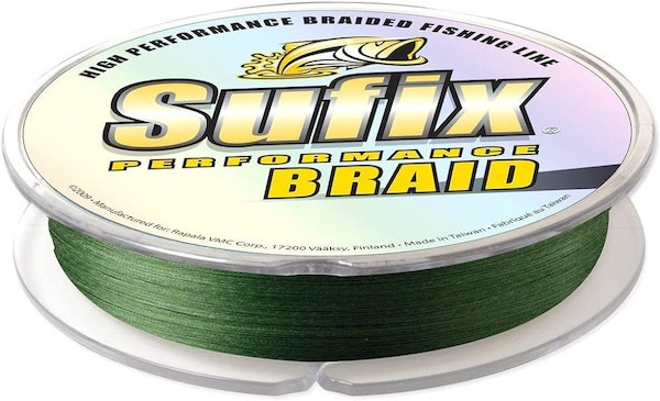 Rapala Sufix Performance Braid 50 lb Low-Vis Green – 100 Yards, Part Number 663-950G