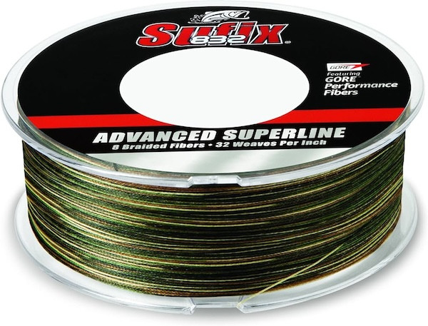 Rapala Sufix 832 Braid 80 lb Camo, 150 Yards – Durable Braided Fishing Line 660-080CA