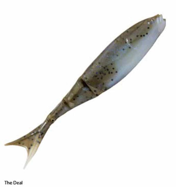 Z-Man Fishing Products Razor Shadz 4.5 inch Soft Baits - 4 Pack