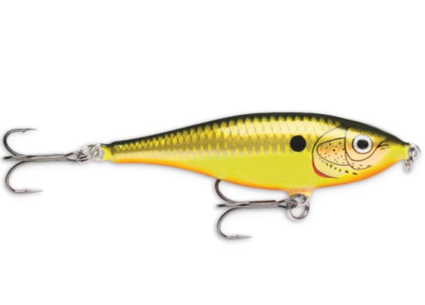 Rapala Twitchin' Rap 08 Hot Olive - Versatile Hard Bait for Freshwater and Saltwater Fishing