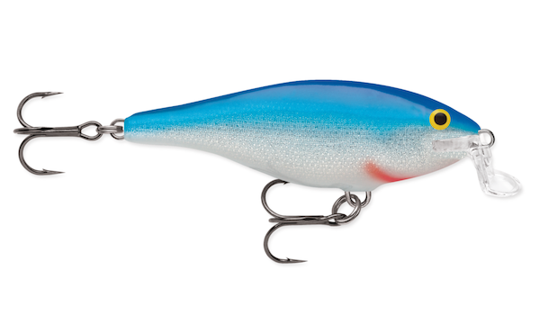 Rapala Shallow Shad Rap 05 Blue - Classic Minnow Lure for Freshwater and Saltwater Fishing