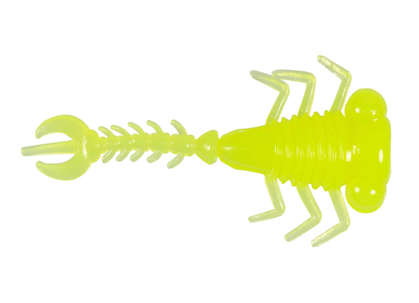 Z-Man Fishing Products MLA-83PK8 Z-Man Larvaz 1.75 inch Hot Chartreuse 8 Pack