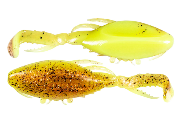 Z-MAN Kicker Crabz 3.5-inch Sexy Penny Soft Plastic Lures - 3 Pack KC35-341PK3