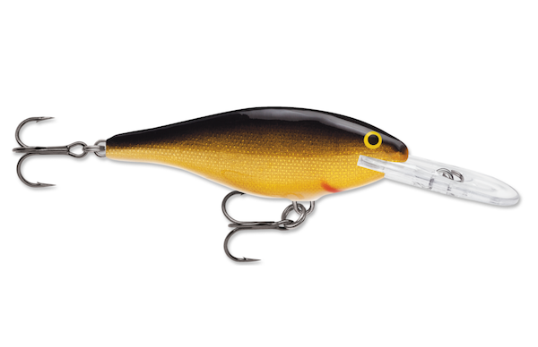 Rapala Shad Rap 04 Gold - Versatile Crankbait for Freshwater and Saltwater Fishing