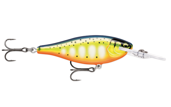Rapala Shad Rap Elite 75 Gilded Hot Steel Lure - SRE75GDHS