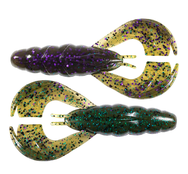 Z-Man Hella Crawz 3.75 inch Sprayed Grass Soft Baits, 3-Pack by Z-Man Fishing Products HCR-298PK3