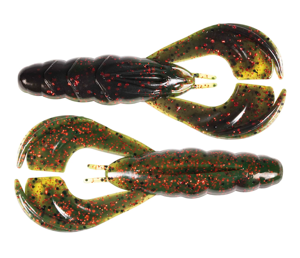 Z-Man Fishing Products HCR-268PK3 Hella Crawz 3.75-inch California Craw Soft Baits, 3-Pack HCR-268PK3