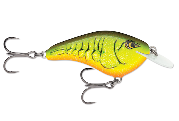 Rapala Otters Garage Slim 06 Chartreuse Rootbeer Crawdad - OGS06CRTBC