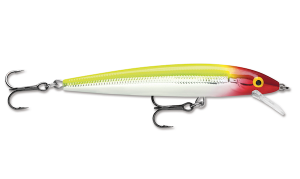 Rapala Husky Jerk 12 Clown - Versatile Crankbait for Freshwater & Saltwater Fishing
