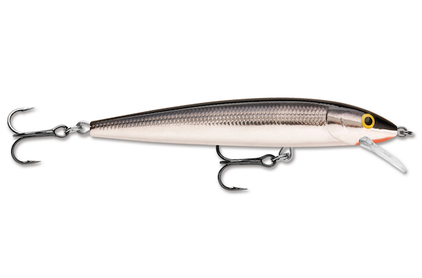 Rapala Husky Jerk 08 Silver - Versatile Crankbait for Freshwater and Saltwater Fishing
