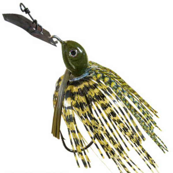 Z-Man Fishing Products Weedless Chatterbait 3/8 oz Green Pumpkin, Part Number CBW-PZ38-10