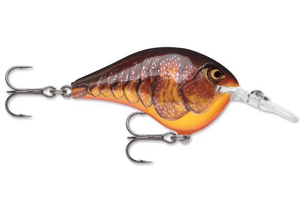 Rapala Dive-To 14 Dark Brown Crawdad Lure - Part Number DT14DCW