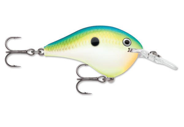 Rapala Dives-To 10 Citrus Shad - Durable Deep-Diving Lure for Freshwater and Saltwater Fishing