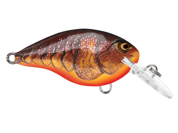 Rapala Dives-to 08 Dark Brown Crawdad Fishing Lure - Part Number DT08DCW