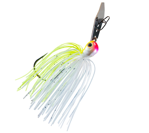 Z-Man Fishing Products Jack Hammer Chatterbait with 3/8 Inch Chartreuse/White