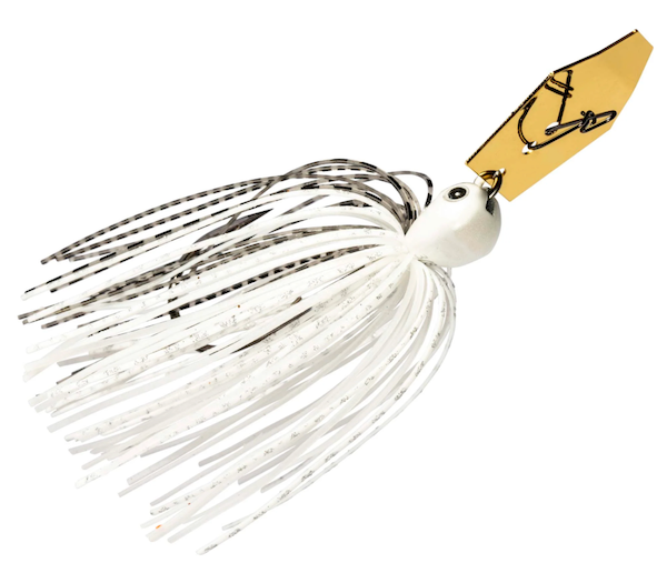 Z-Man ChatterBait Jackhammer 1/2 oz Dirty White - Versatile Chatterbait for Freshwater and Saltwater Fishing