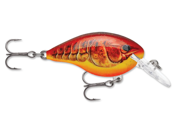 Rapala DIVES-TO 04 Crystal Craw - Precision Diving Crankbait for Freshwater and Saltwater Fishing