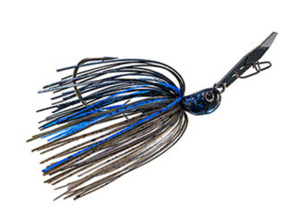 Z-Man Fishing Products Jack Hammer Chatterbait 1/2 oz Bruised Green Phantom