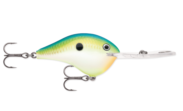 Rapala Dives-To Metal 20 Citrus Shad - Hard Fishing Lure for Saltwater and Freshwater