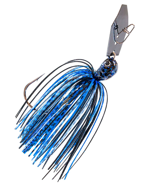 Z-Man Fishing Products Jack Hammer ChatterBait with 1/2 oz Black/Blue