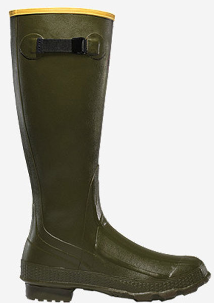 Lacrosse Boots Lac Grange 18-Inch Od Green Heavy-Duty Rubber Boot