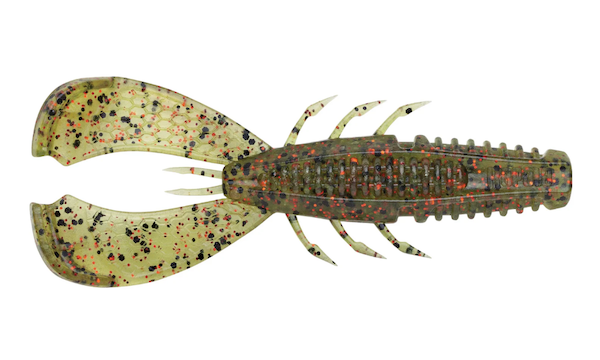 Rapala CrushCity Cleanup Craw 3 Watermelon Red Soft Plastic Lure - Part Number CCCLC35WMR