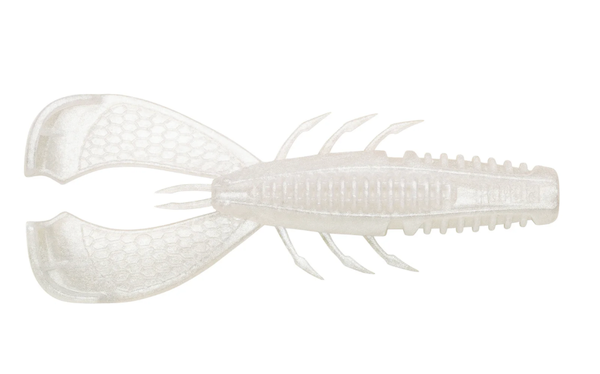 Rapala CrushCity Cleanup Craw 3 Pearl White - Model CCCLC35PW
