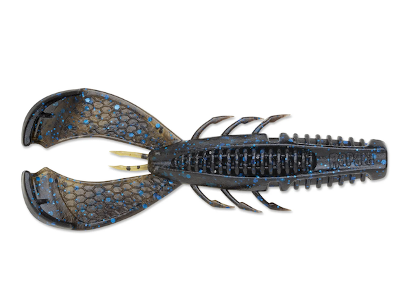 Rapala CrushCity Cleanup Craw 3 Black Blue Green Pumpkin - Versatile Soft Plastic Bait