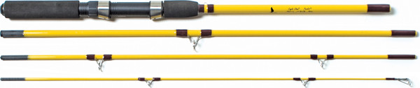 Eagle Claw PK601 4-Piece 7'6" Spin and Fly Pack Rod