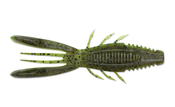 Rapala CrushCity Bronco Bug 4 in Green Pumpkin Chartreuse Pepper