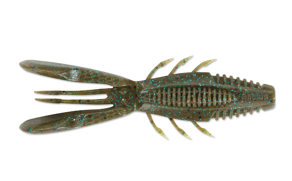 Rapala CrushCity Bronco Bug 4 in Green Pumpkin Blue - Versatile Fishing Lure