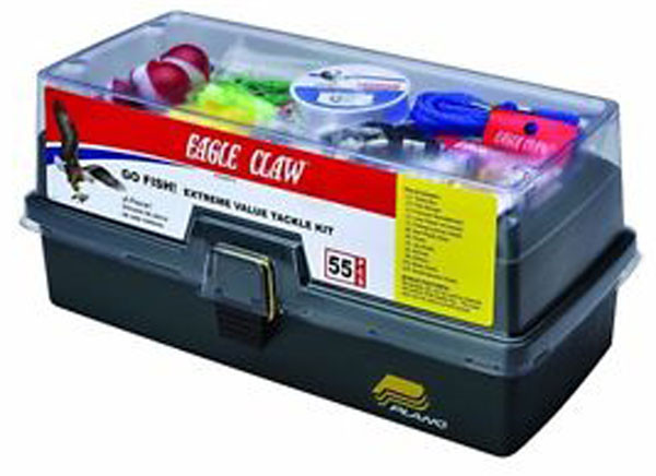 Eagle Claw KTKLBXSW-D Eco Sw Go Fish Tackle Box Kit for Anglers