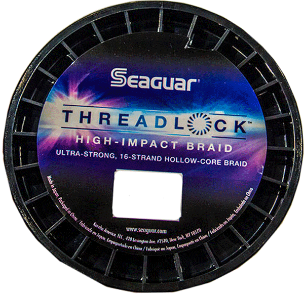 Seaguar 60S16W600 Threadlock Braid Line - 15-Strand White Braided Fishing Line, 600 Yards 60S16W600