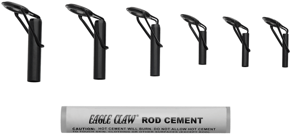 Eagle Claw AHDRTK Heavy Duty & Standard Rod Tip Repair Kit (6-Pack)