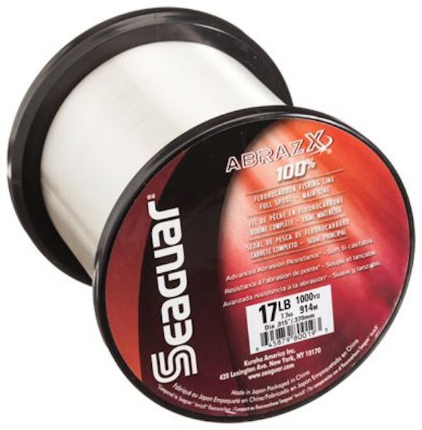 Seaguard ABRAZX 100% Flocarb, 17 lb, 1000 yards – Part Number 17AX1000