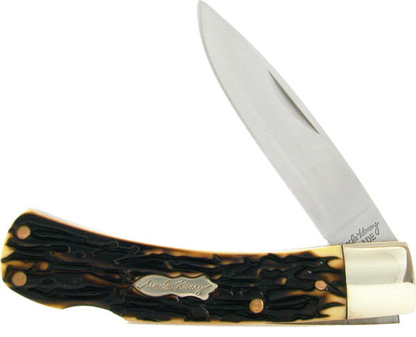 AOB Cutlery Schrade Bruin 4-Inch Lockback Knife with Nylon Sheath (Part #1136000)