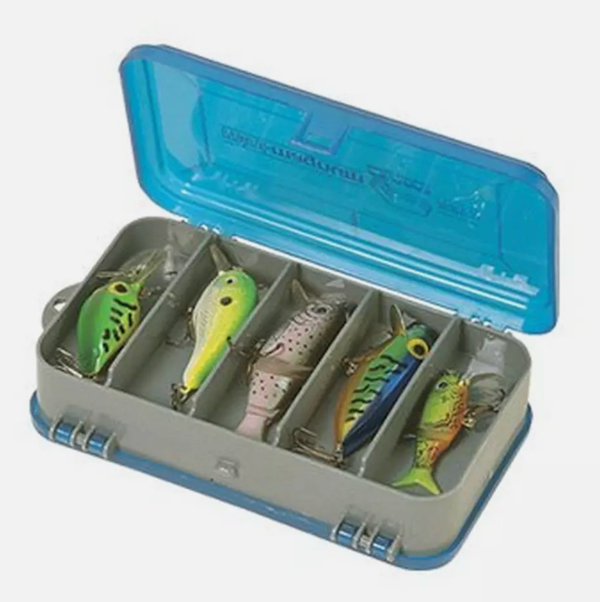 Plano Double Sided Tackle Organizer Blue and Sandstone – PMC321309