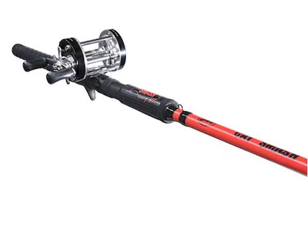 LEWS Cat Smash 7'2"-1 MH Casting Combo - Versatile Saltwater and Freshwater Fishing Rod and Reel MHCS6072MHC