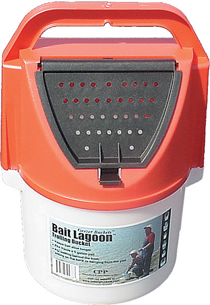 Challenge Plastics Bait Lagoon 8 Quart Tackle Bucket - Durable and Portable Fishing Storage