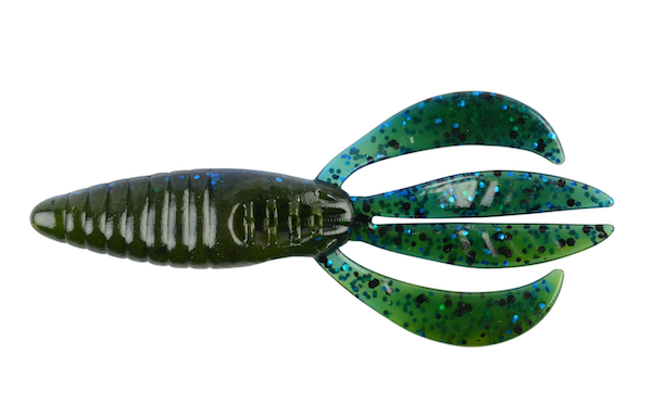 Berkley PowerBait Pit Boss 4-Inch Okoboee Craw Bait, 8-Pack