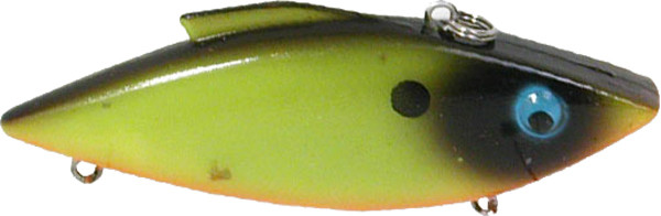GSM Fishing Lewis RAT-L-TRAP 1/2 Inch Crawdad Chartreuse/Black Back Lure