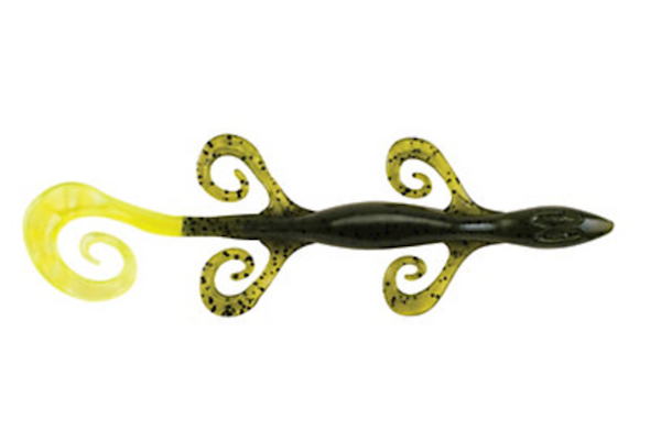 Berkley Power Bait Lizard 6-inch Watermelon/Chartreuse 9-Pack