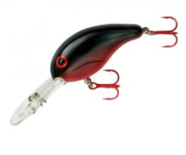 BANDIT Lures DR 3/8 inch 2-inch Black Bubble Gum Fishing Lure - BDT3D49