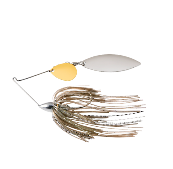 War Eagle Spinner Baits WE12NT04 Nickel Frame Tandem Willow Spinnerbait Mouse