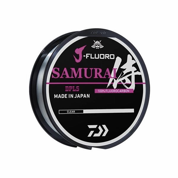 Daiwa J-FLORO Samurai Fluorocarbon 7lb 220yd Fishing Line - Clear