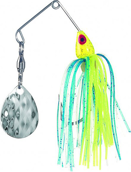 Strike King SK Mini King Spinnerbait 1/8 oz Chatterbait Blue - Versatile Bass Lure