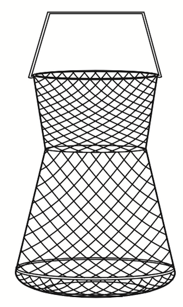 HT Enterprises WB-1530 Jumbo Collapsible Wire Basket – 15x30 Inches